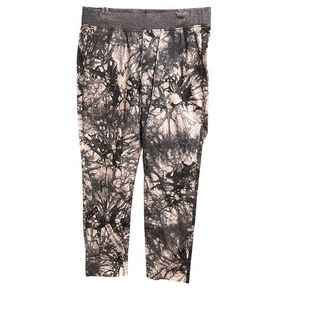 Cabi NEW Woven Marble Pant Size Medium Casual Pull On Elastic Waist Comfort
